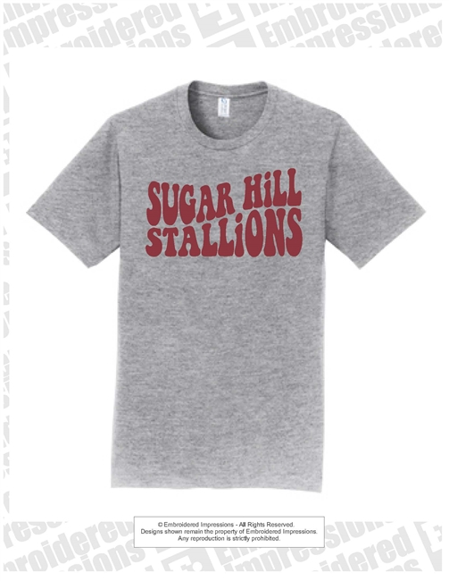 SHCA Retro Letter Short Sleeve Tee