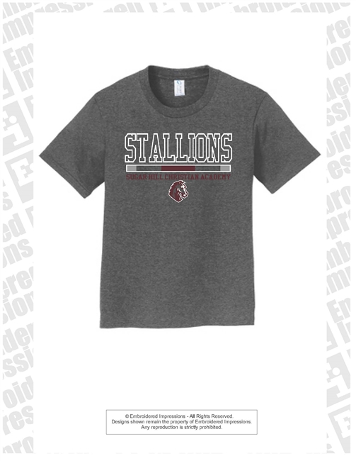 Stallions Bar logo Short sleeve tee