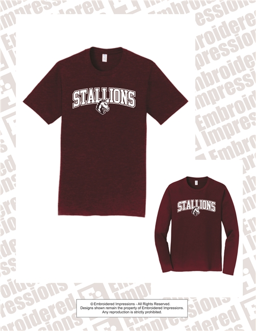 CAPA SHCA Stallions College Arch Tee