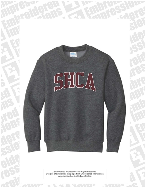 SHCA Collegiate Letter Crewneck Sweatshirt