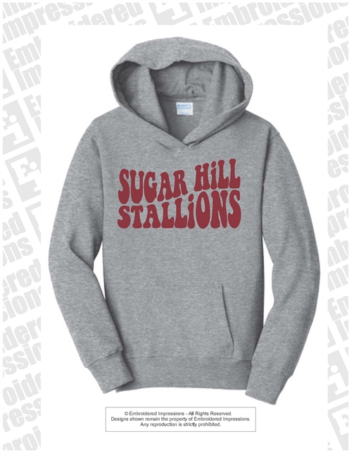 SHCA Retro Letter Hoodie