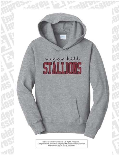 Stallions Stacked logo Hoodie