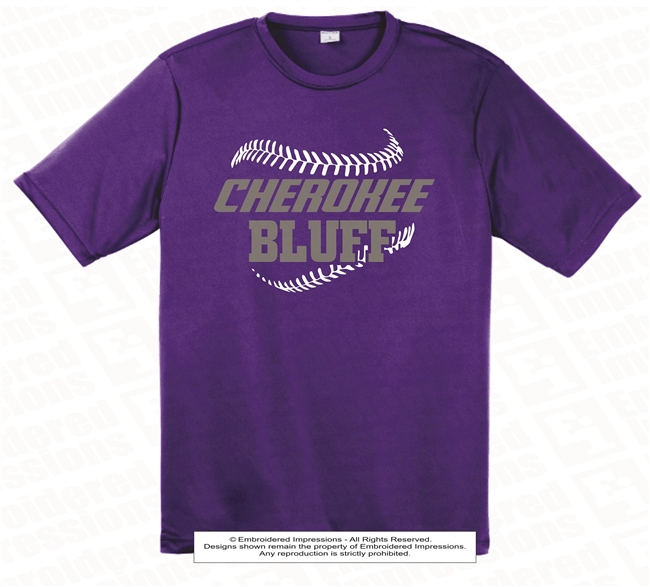Cherokee Bluff Baseball Tee