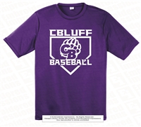 CBluff Baseball with CB Bears Logo in Diamond Tee