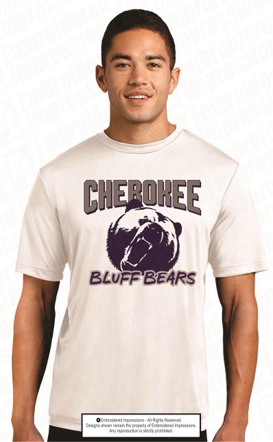 Cherokee Bluff Bears Dri-Fit Competitor Tee