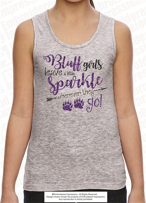 Ladies and Girls SPARKLE Tank