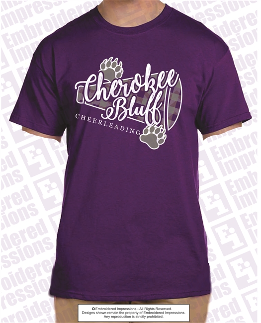 Cherokee Bluff Cheerleading Tee