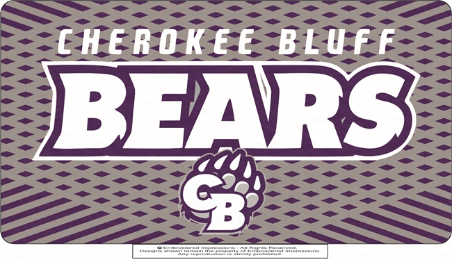Cherokee Bluff Bears License Plate Cover