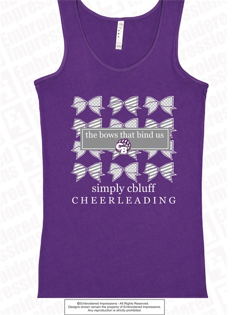 Simply CBluff Cheerleading Tank