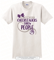 Cheerleaders Throw People Tee