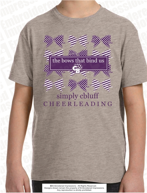 Simply CBluff Cheerleading Tee