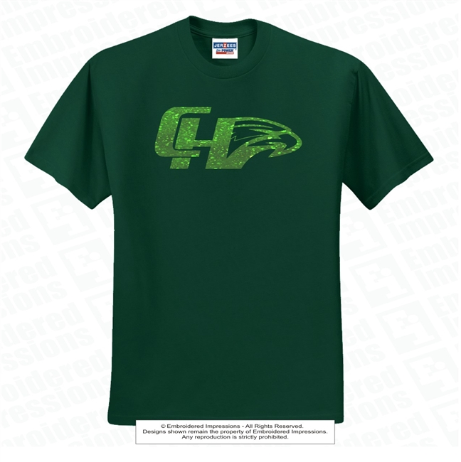 Glittered CH Logo Dri-Power Blend Tee