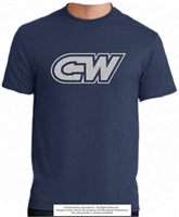 Glittered CW Cotton Poly Blend Tee