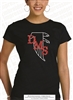 DMS Falcons Glitter Tee