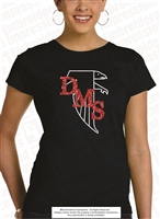 DMS Falcons Glitter Tee