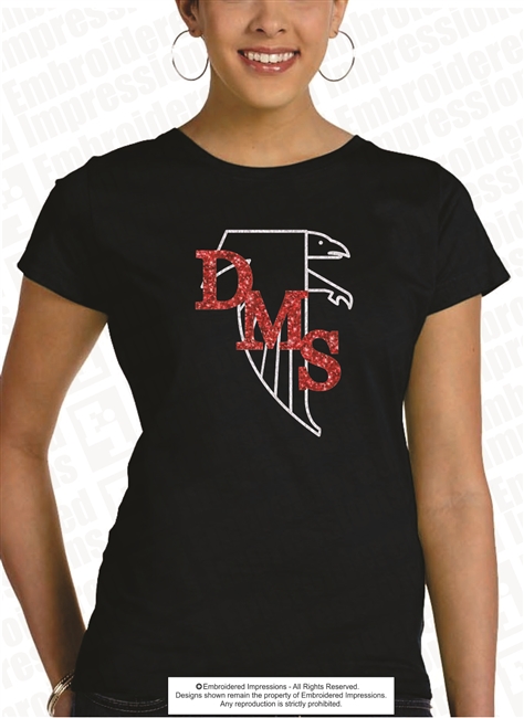 DMS Falcons Glitter Tee