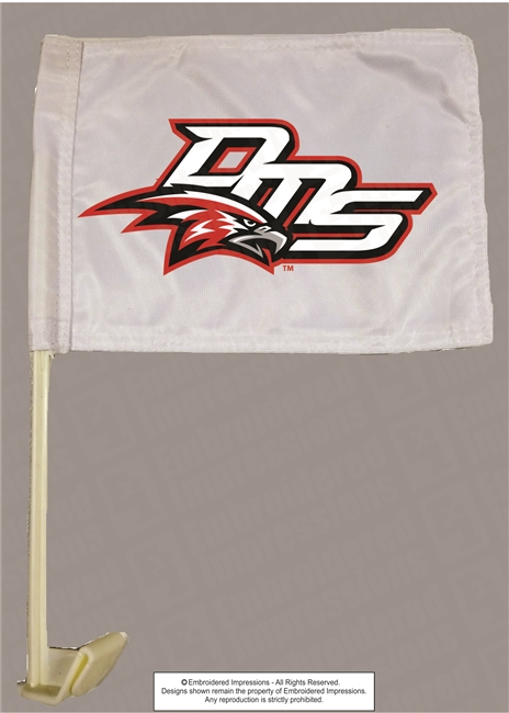 DMS Falcons Car Flag with Pole
