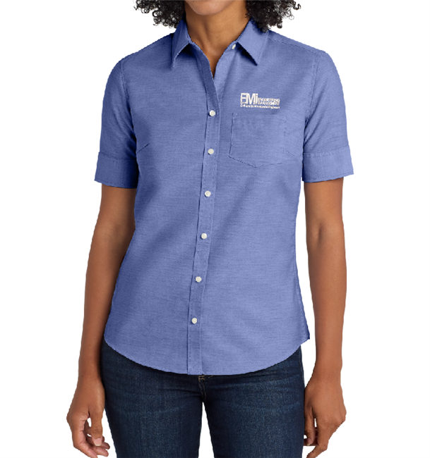 Port Authority Women's Short Sleeve Oxford Shirt