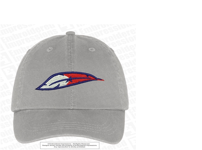 FB Feather Logo Washed Twill Cap