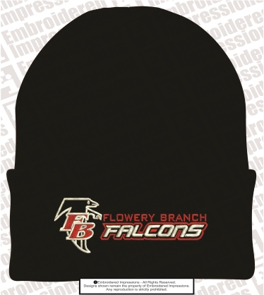 Flowery Branch Falcons Knit Beanie