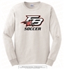 Flowery Branch Logo Soccer Long Sleeves Tee