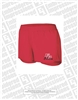 Flowery Branch Falcons Red Womens Shorts