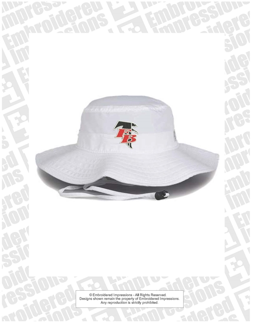 Flowery Branch Falcons White Boonie Cap