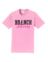 Flowery Branch Falcons Pink Tee