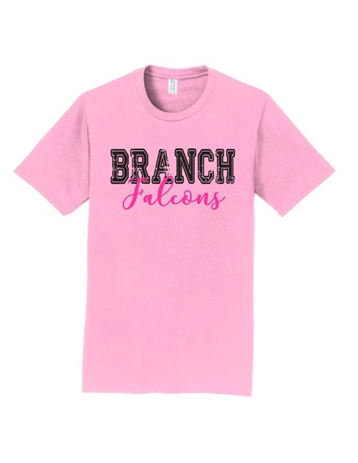 Flowery Branch Falcons Pink Tee