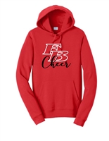 Flowery Branch Falcons Cheer Logo Red Hoodie