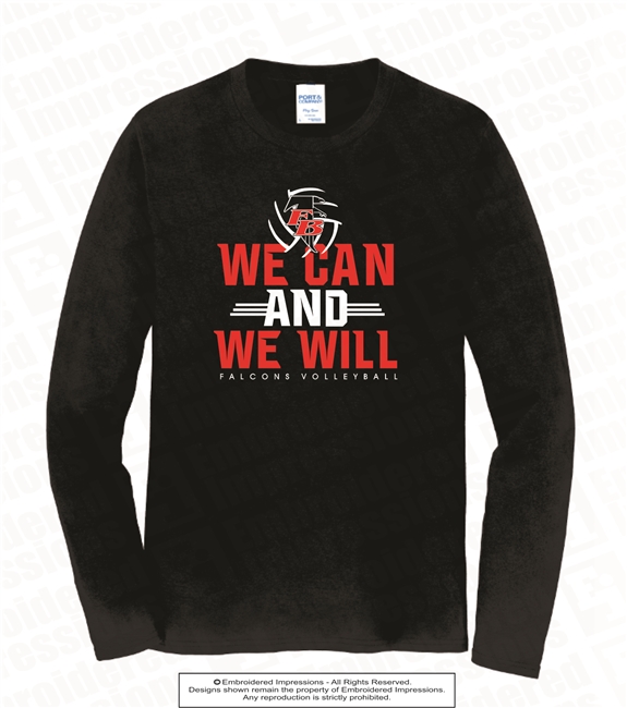 BRANCH Volleyball Long Sleeve Tee