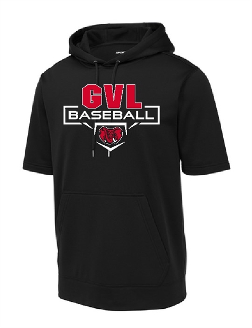 GVL Baseball Short Sleeve Hoodie