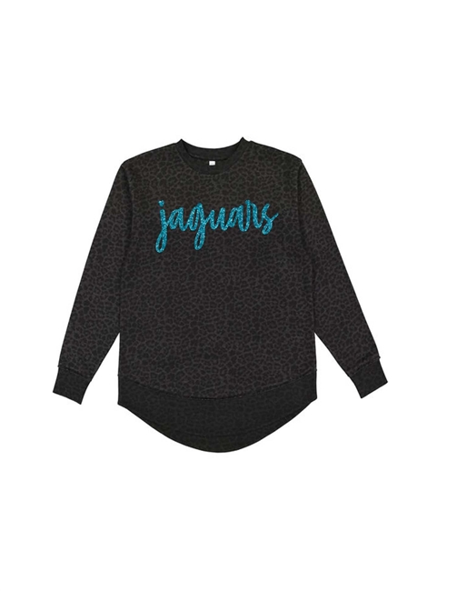 Harmony Jaguars Animal print Ladies Crewneck Sweatshirt