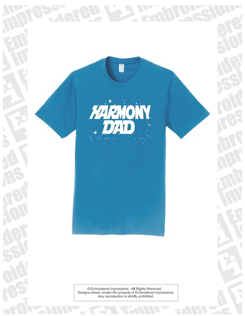 Harmony DAD Cotton Tee in Turquoise