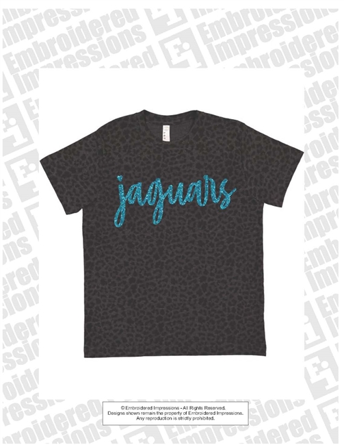 Harmony Jaguars Glitter Print Tee