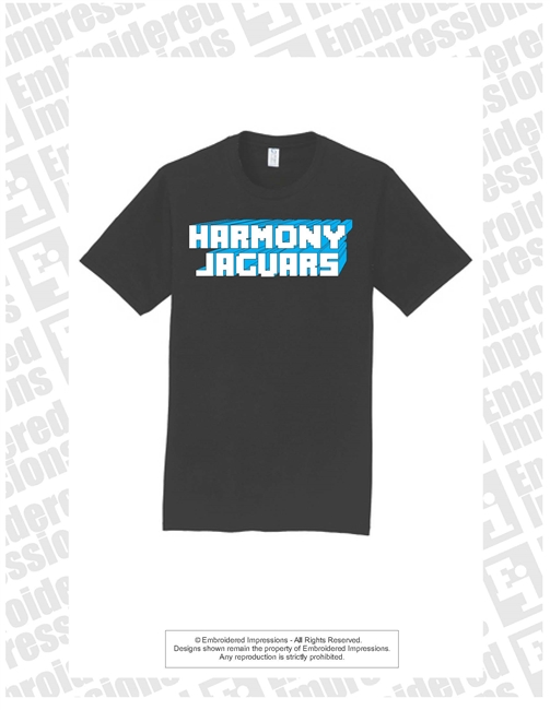 Harmony Jaguars Minecraft Logo Cotton Tee