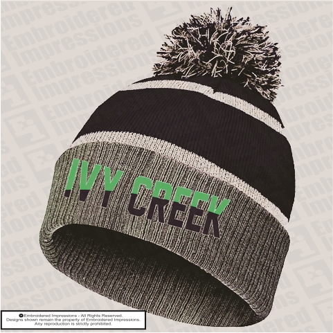 Reflective Beanie with Pom Pom