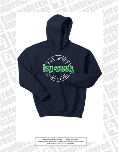 EST 2003 Logo Design Hoodie