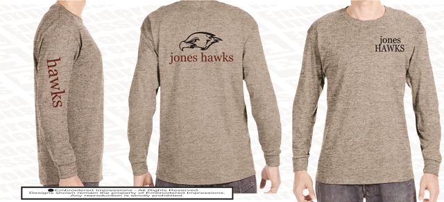 Jones Hawks LS Soft-style Tee