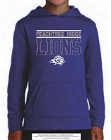 Peachtree Ridge Lions Hoodie in Royal