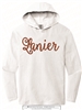 White Glittered Lanier Hoodie