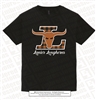 Girl Longhorns with Plaid Design Tee