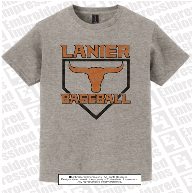 Lanier Baseball Light Weight Tee