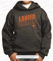 Cotton-Poly Fleece Pullover Hoodie