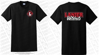 Double Sided Lanier Wildcats Logo Tee