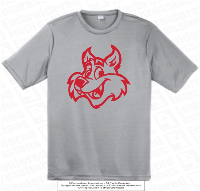 Outlined Wildcats Logo Dri-Fit Tee