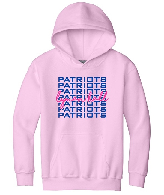 Lyman Hall Candy Pink Hoodie