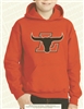L Longhorns Logo Hoodie in Orange
