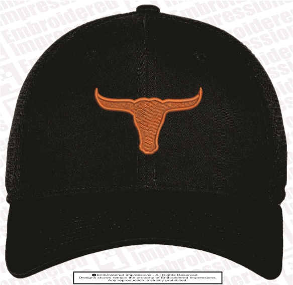 Lanier Longhorns Stretch Mesh Cap