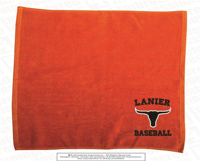 Lanier Baseball Embroidered Stadium Towel